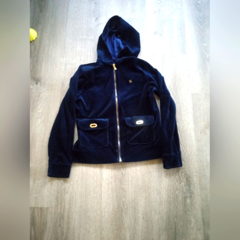Ralph Lauren Navy Blue Hooded Zip-Up Jacket - Picture 2 of 9